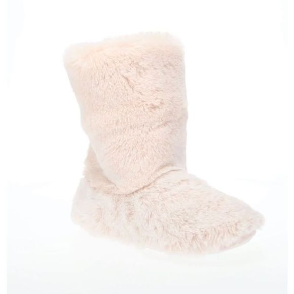 LC Lauren Conrad Shoes - LC Lauren Conrad Women's Tipped Faux Fur Tall Boot Slippers NWT Large 8/9 Pink